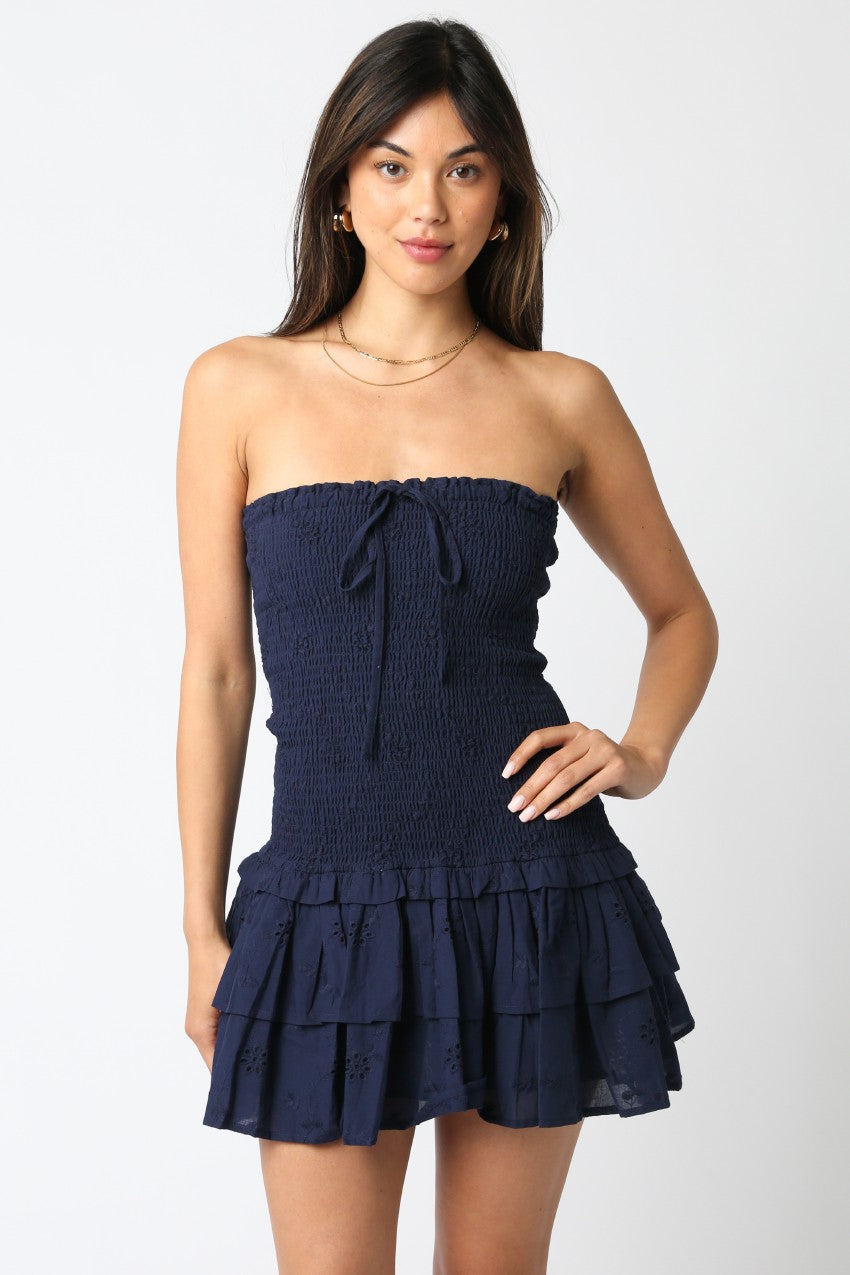 Smocked Ruffle Dress