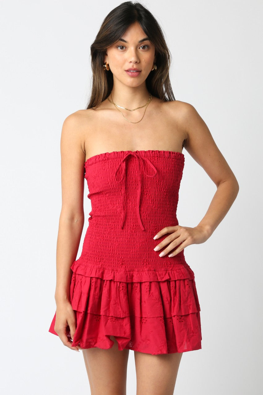 Smocked Ruffle Dress