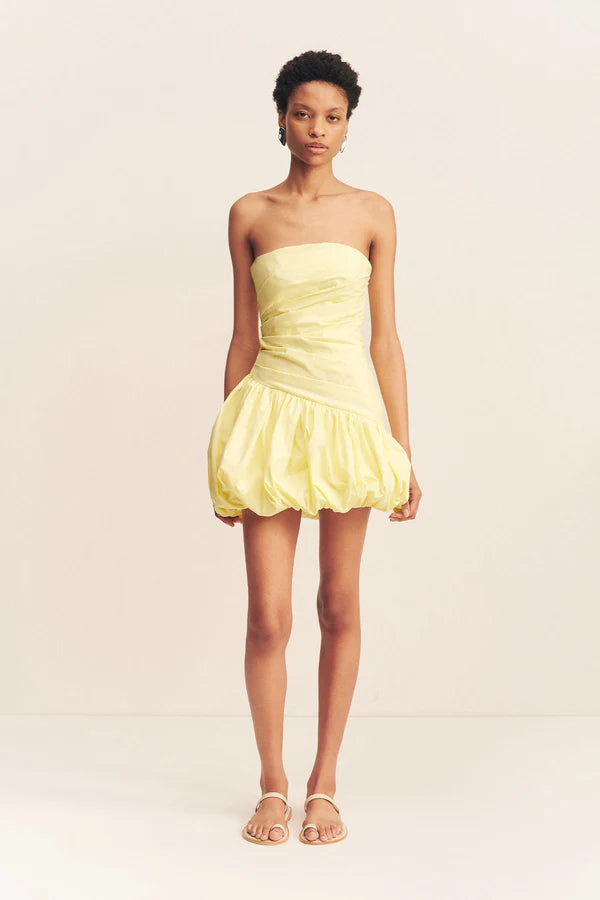 Maiori Strapless Bubble Mini Dress