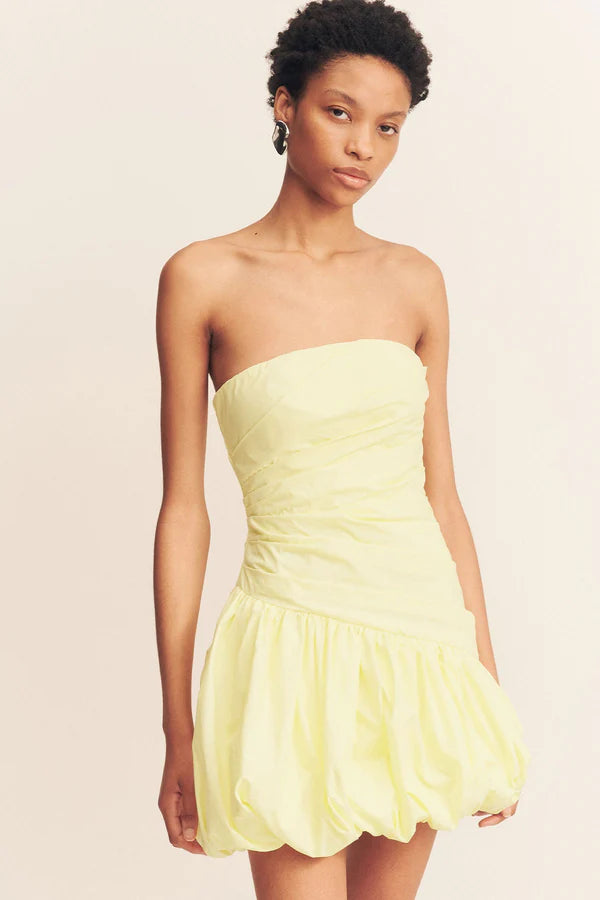 Maiori Strapless Bubble Mini Dress