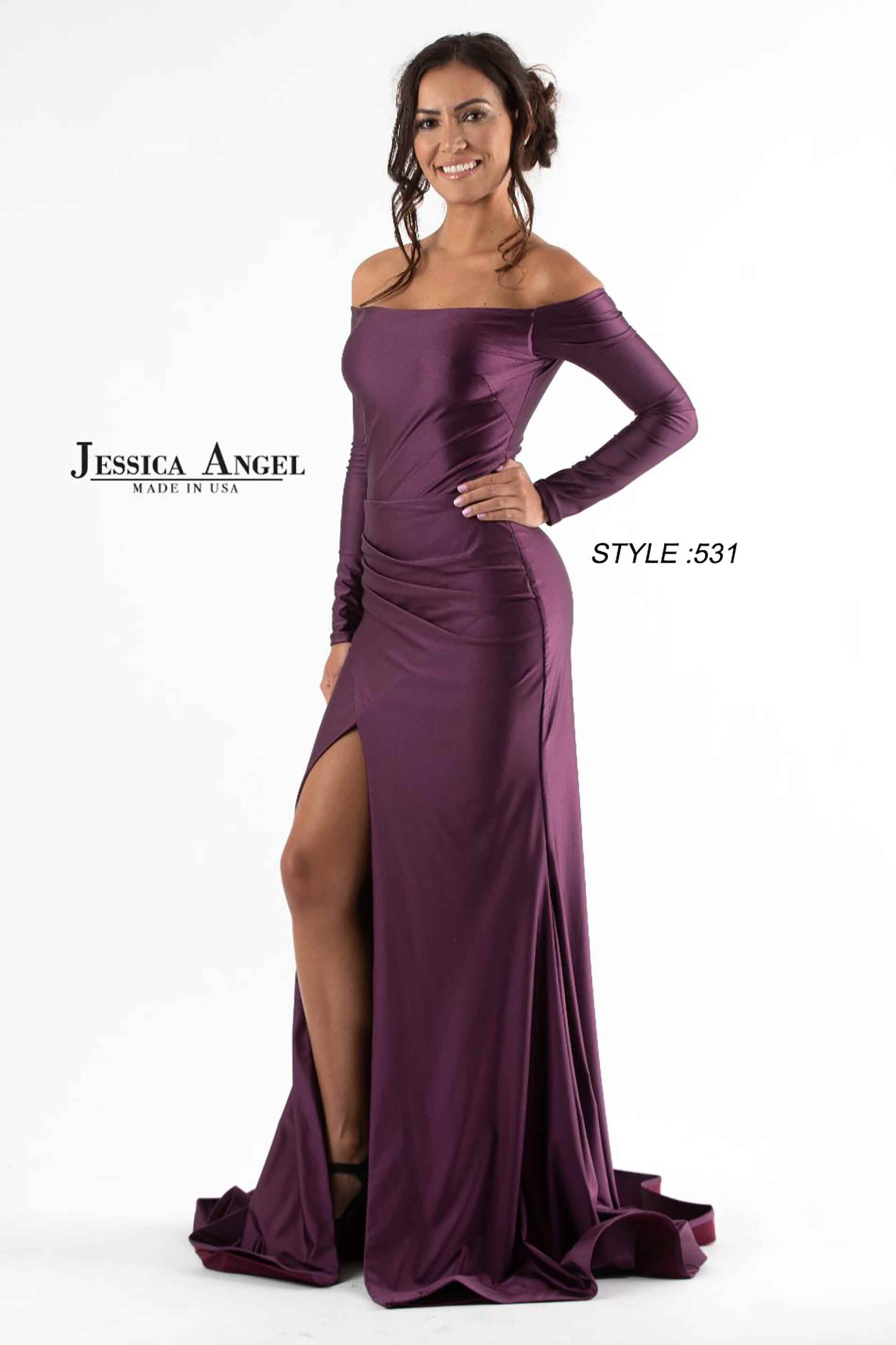 Jessica Angel 531 Eggplant / M