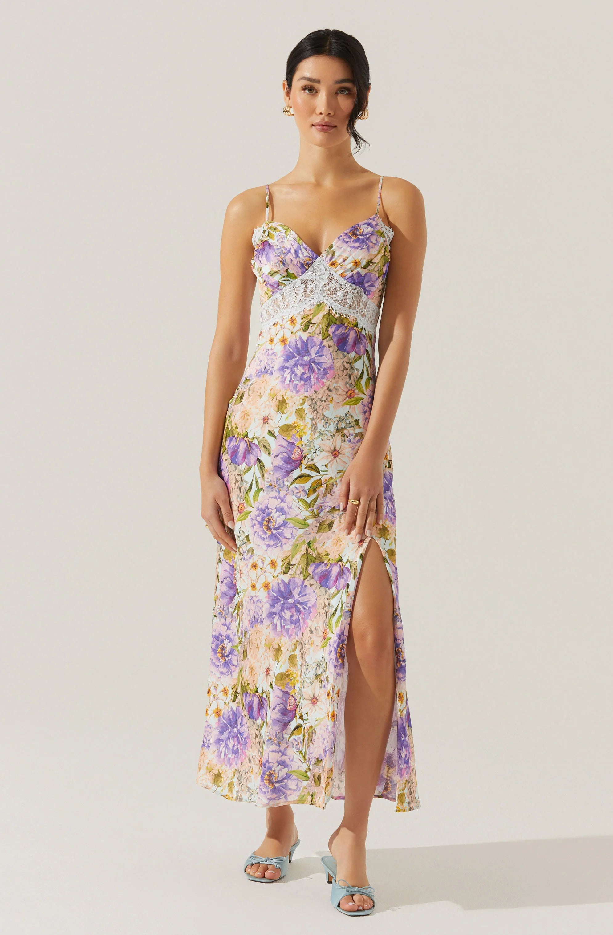 Astr the Label - Ivanna Floral Lace Maxi Dress Astr the Label - Ivanna Floral Lace Maxi Dress