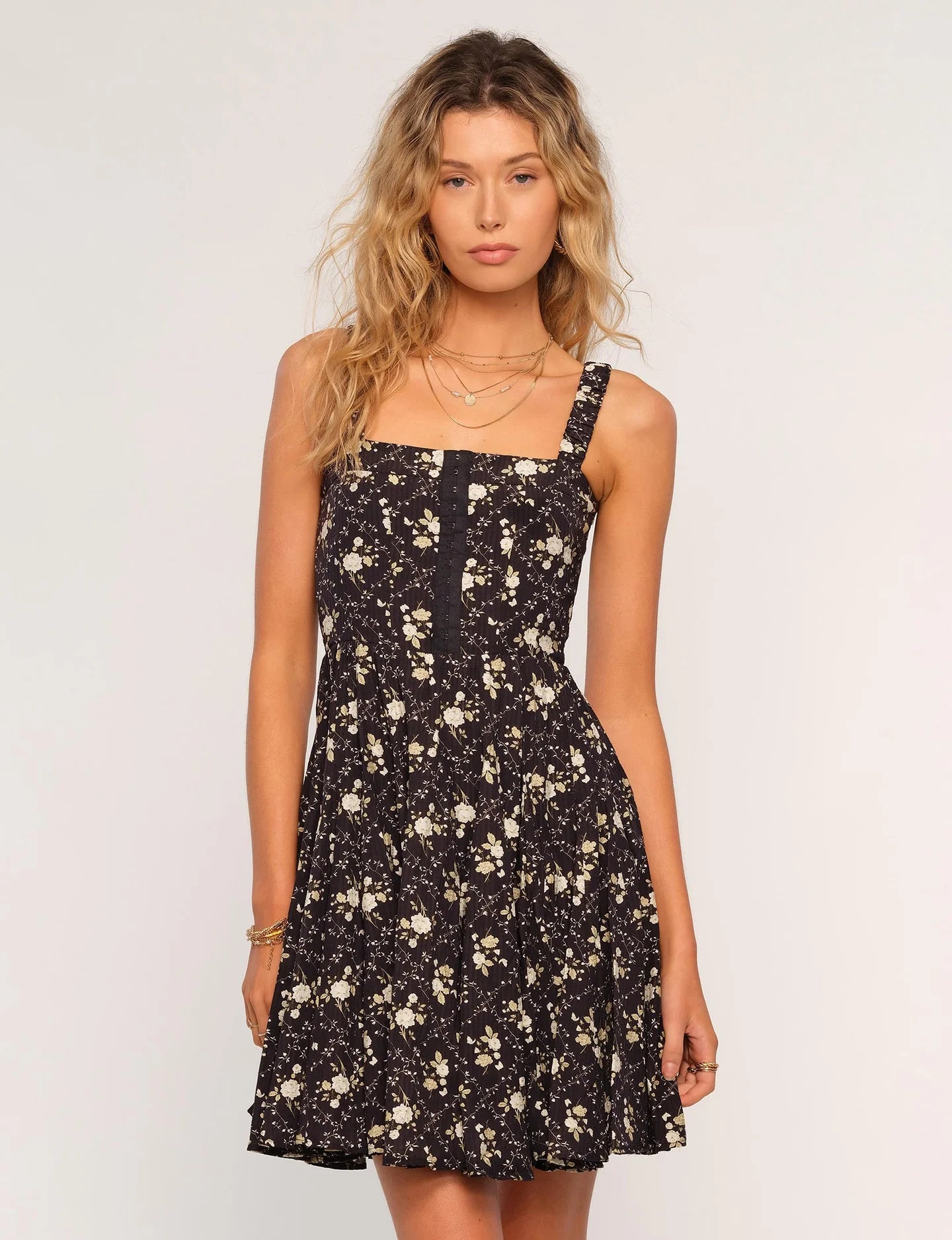 Heartloom - Willa Dress - Black Floral Potpourri Heartloom - Willa Dress - Black Floral Potpourri