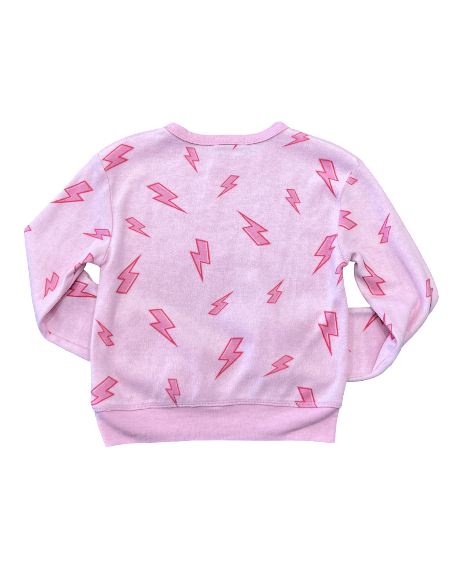 Girls Lightning Reversed Fabric Sweatshirt
