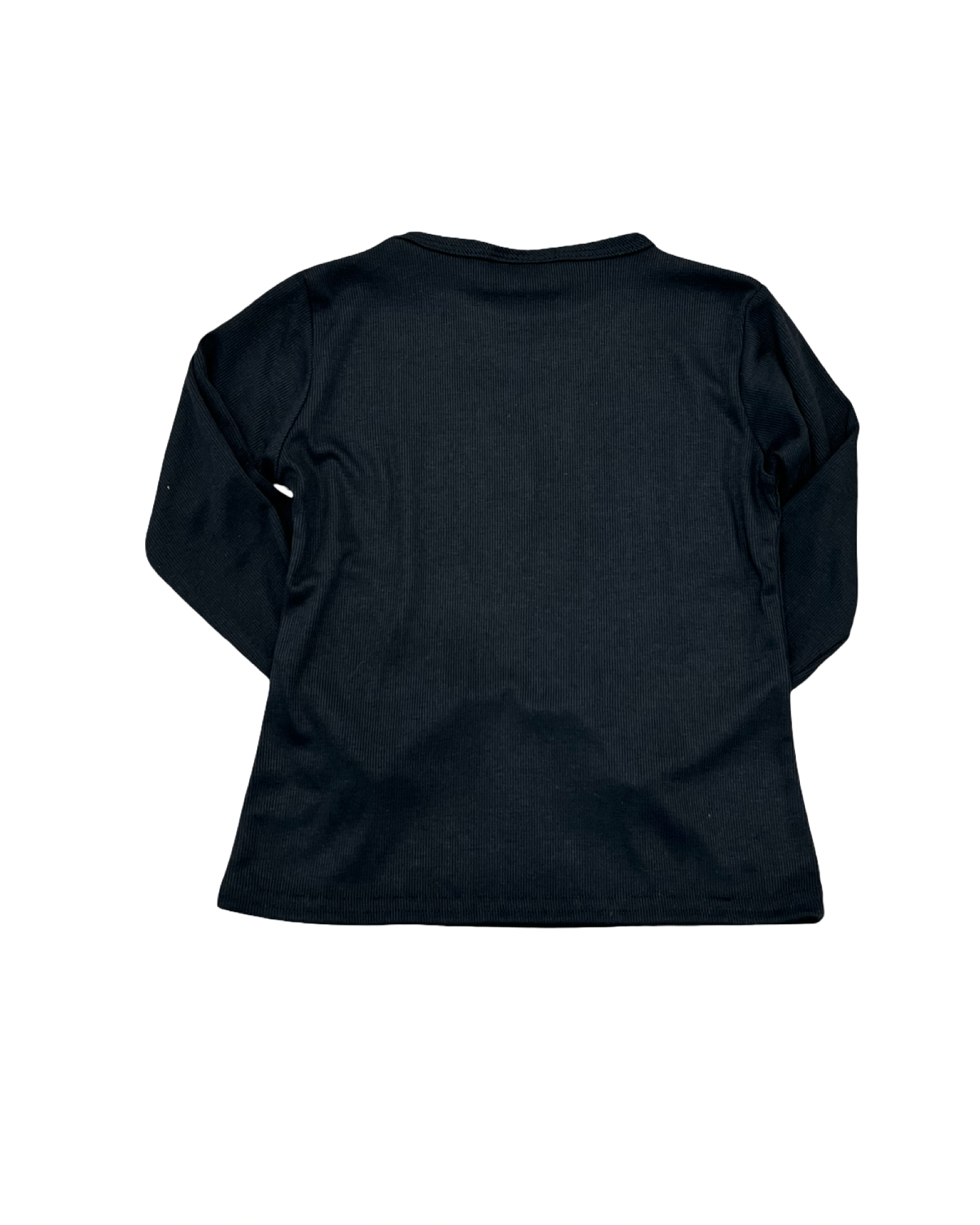 Girls Studded Necklace Adorned Long Sleeve Top