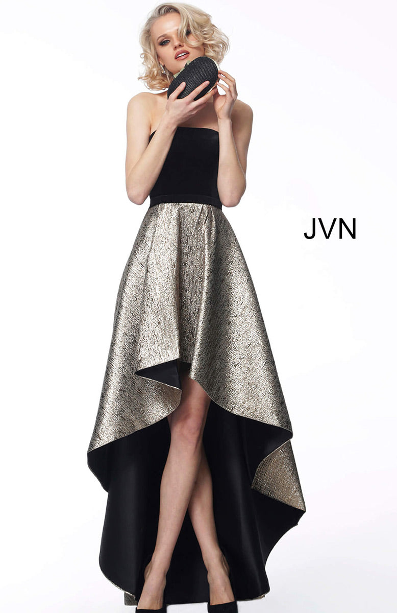 Jovani Gown Style JVN60886 - Sale Gown Black/Gold / 4 Jovani Gown Style JVN60886 - Sale Gown Black/Gold / 4