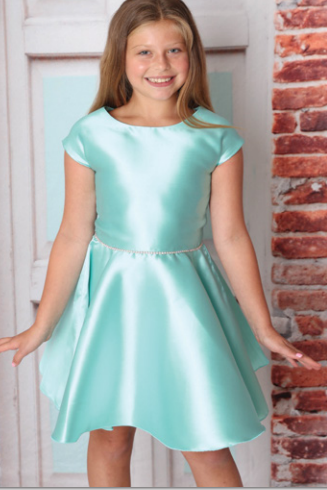 Dolls and Divas Tiffany Blue Cap Sleeve Dress 16 Dolls and Divas Tiffany Blue Cap Sleeve Dress 16