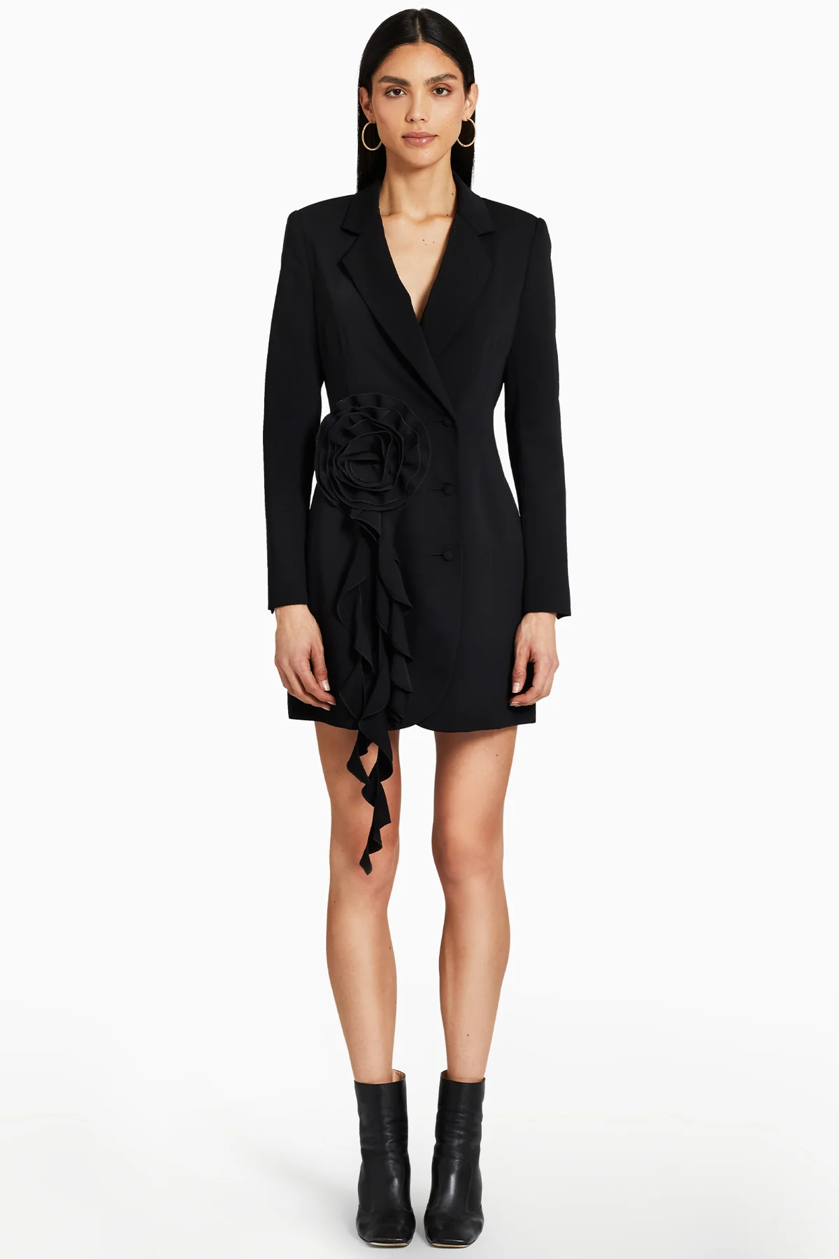 Amanda Uprichard Parnell Blazer Mini Dress - Black Amanda Uprichard Parnell Blazer Mini Dress - Black