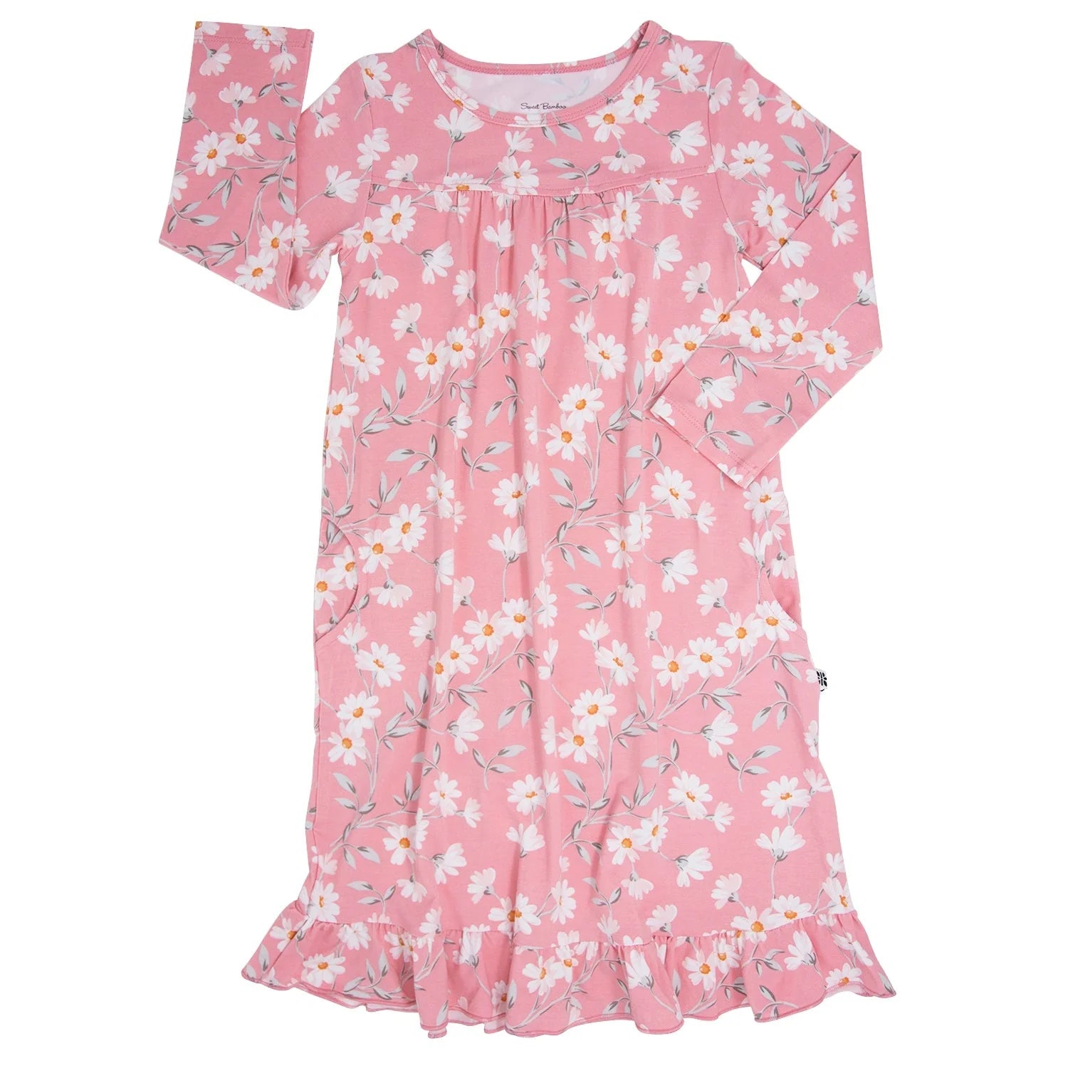 Girls Sweet Bamboo Boho Pajama Dress Girls Sweet Bamboo Boho Pajama Dress