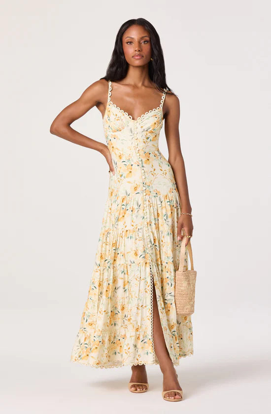 ASTR the Label Tazia Dress in Yellow