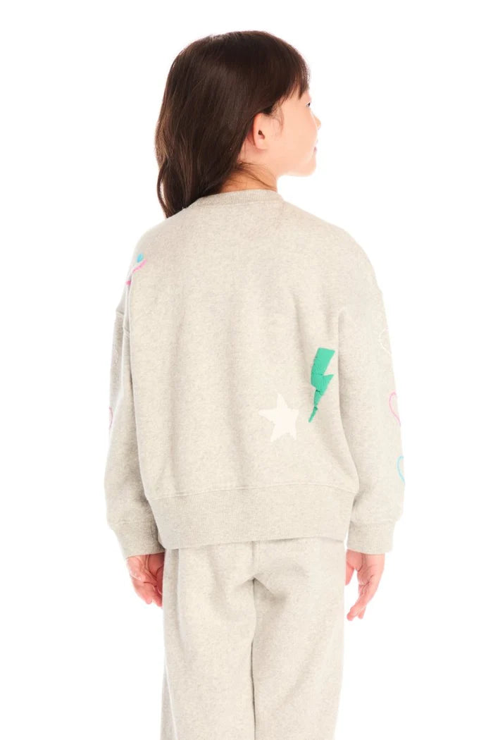 Girls Winter Love Sweatshirt