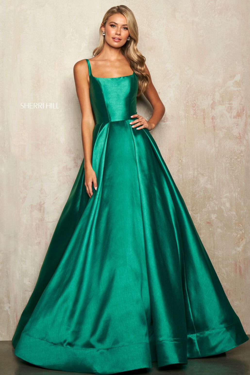 Sherri Hill 54180 Bright Pink / 10 Sherri Hill 54180 Bright Pink / 10