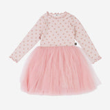 Girls Pink Floral Tutu Dress