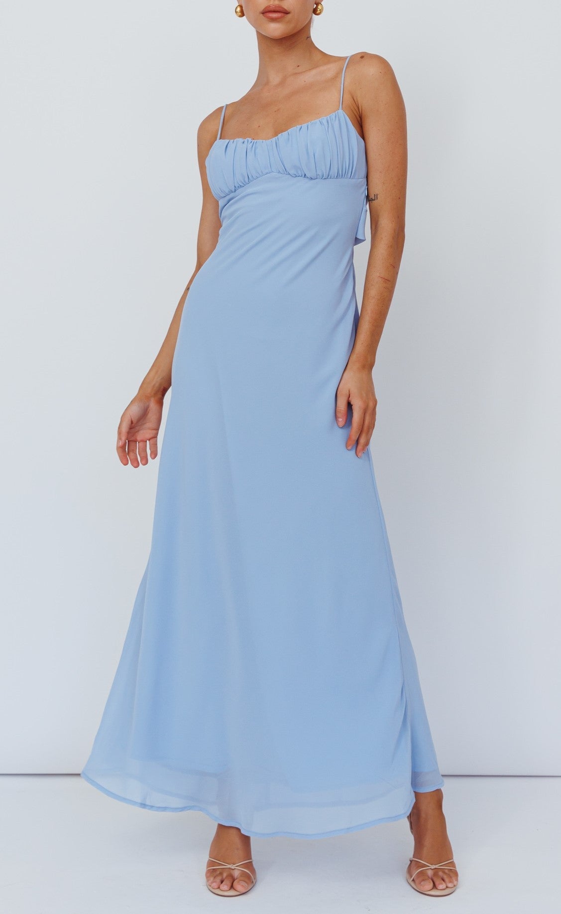 Twist Back Maxi Dress