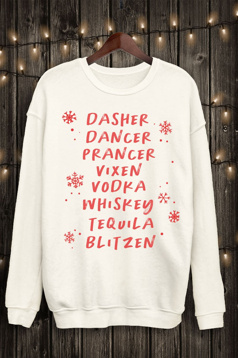 Dasher Dancer Prancer Sweatshirt