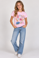 Girls Stamp Graphic Tee