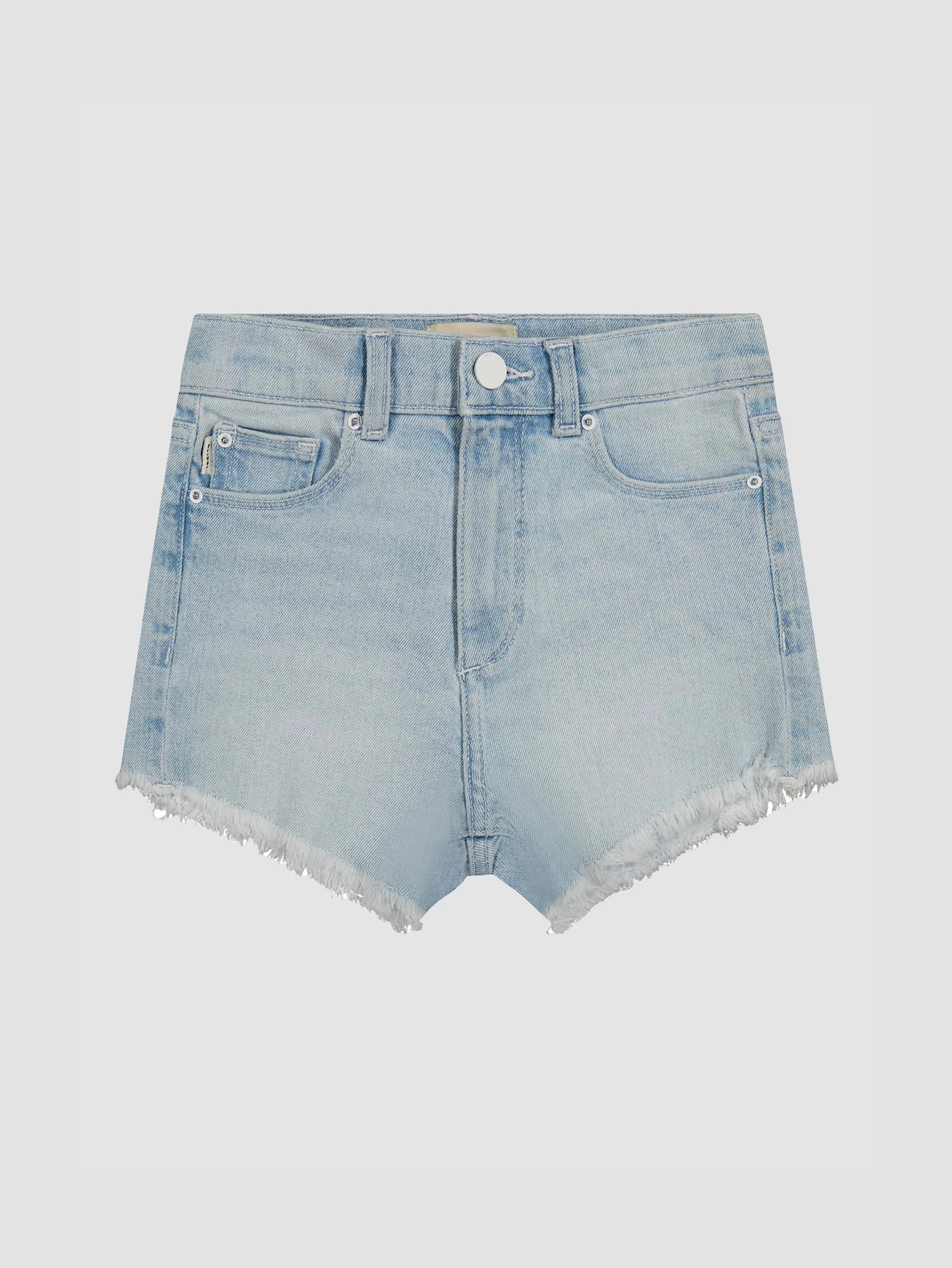 Lucy Shorts High Rise - Poolside Frayed