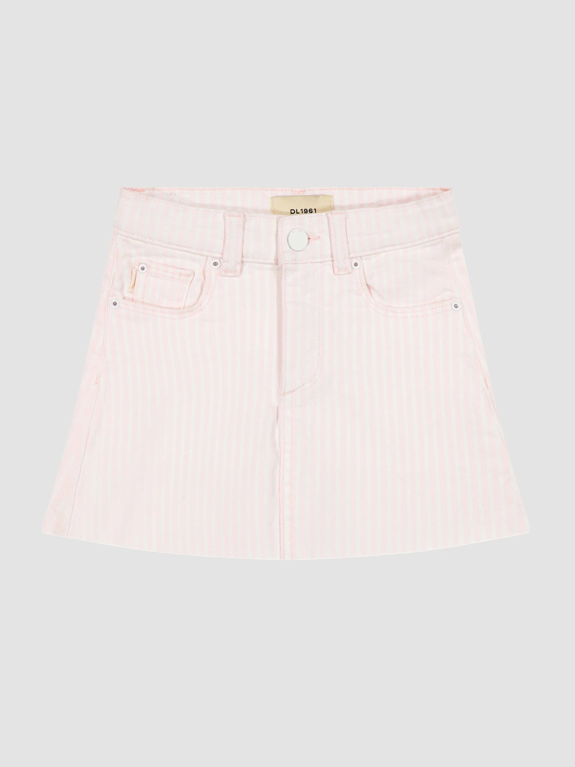 Jenny Mini Skirt - Pink Stripe