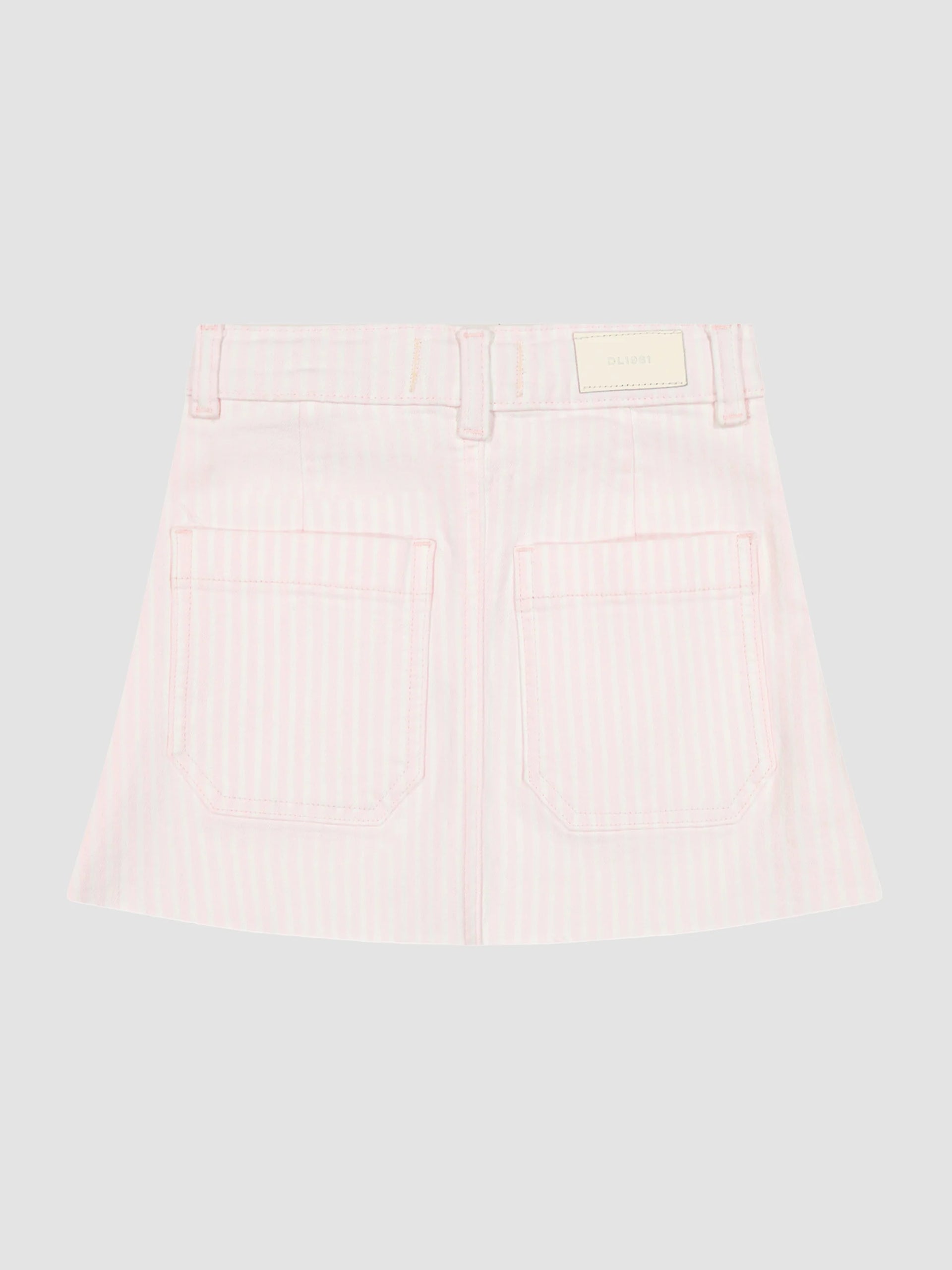 Jenny Mini Skirt - Pink Stripe