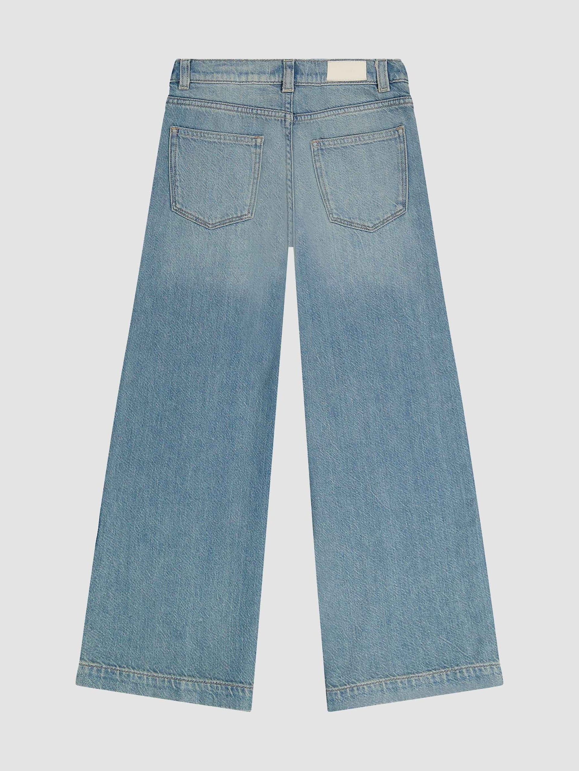Nini Wide Leg Low Rise Jeans - Beach Front