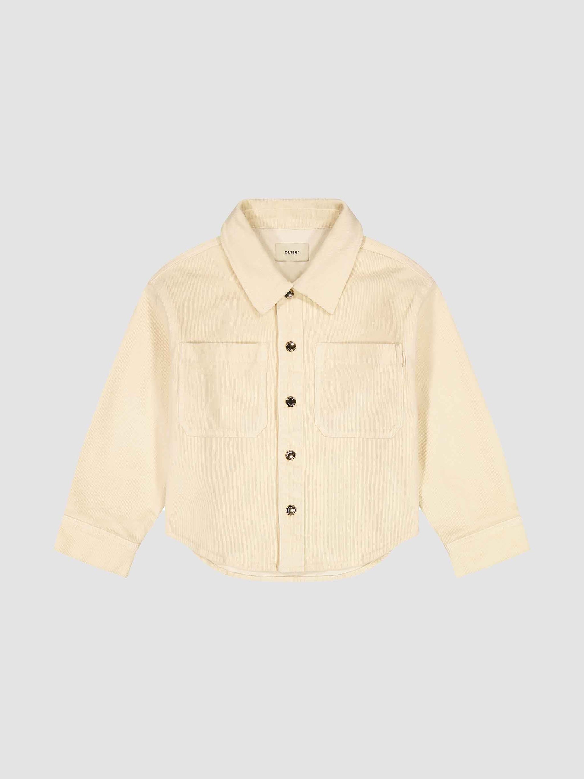 Girls Olivia Shirt - Manilla Corduroy