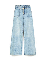 Girls Paperbag Waist Lounge Jeans