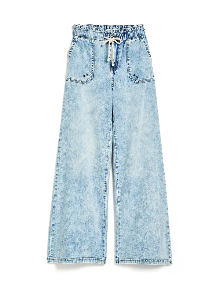 Girls Paperbag Waist Lounge Jeans