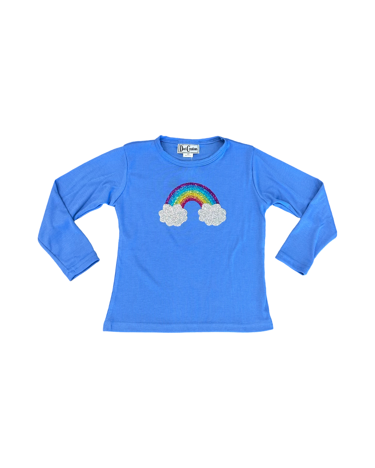 Girls Sparkle Rainbow Shirt