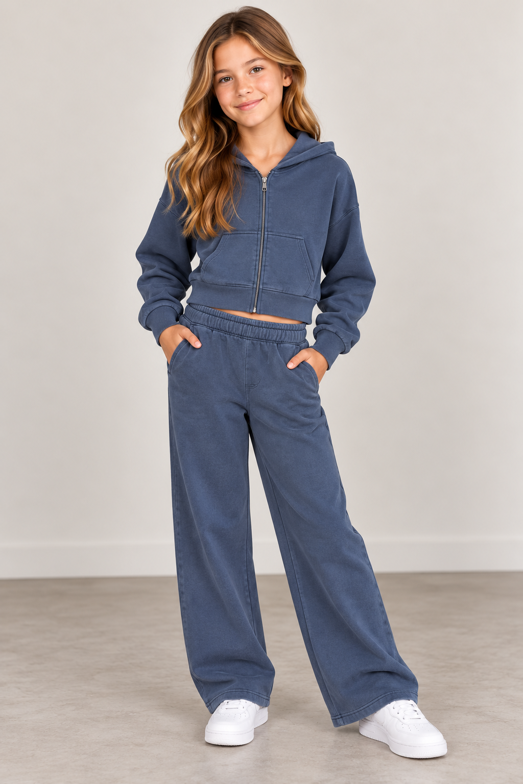 Girls Dylan Super Wide Leg Sweatpants