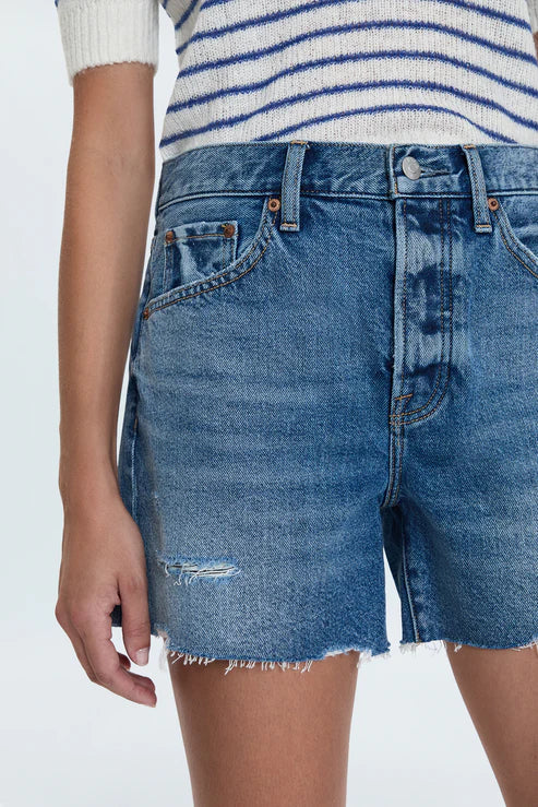 Andie High Rise Vintage Short - Thesis Distressed