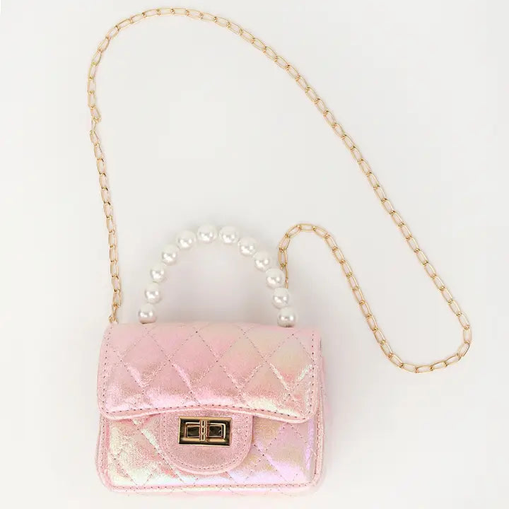 Pink Julia Quilted Purse