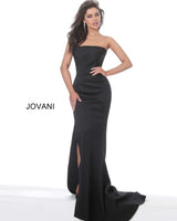 Jovani Strapless Scuba Gown style 94366