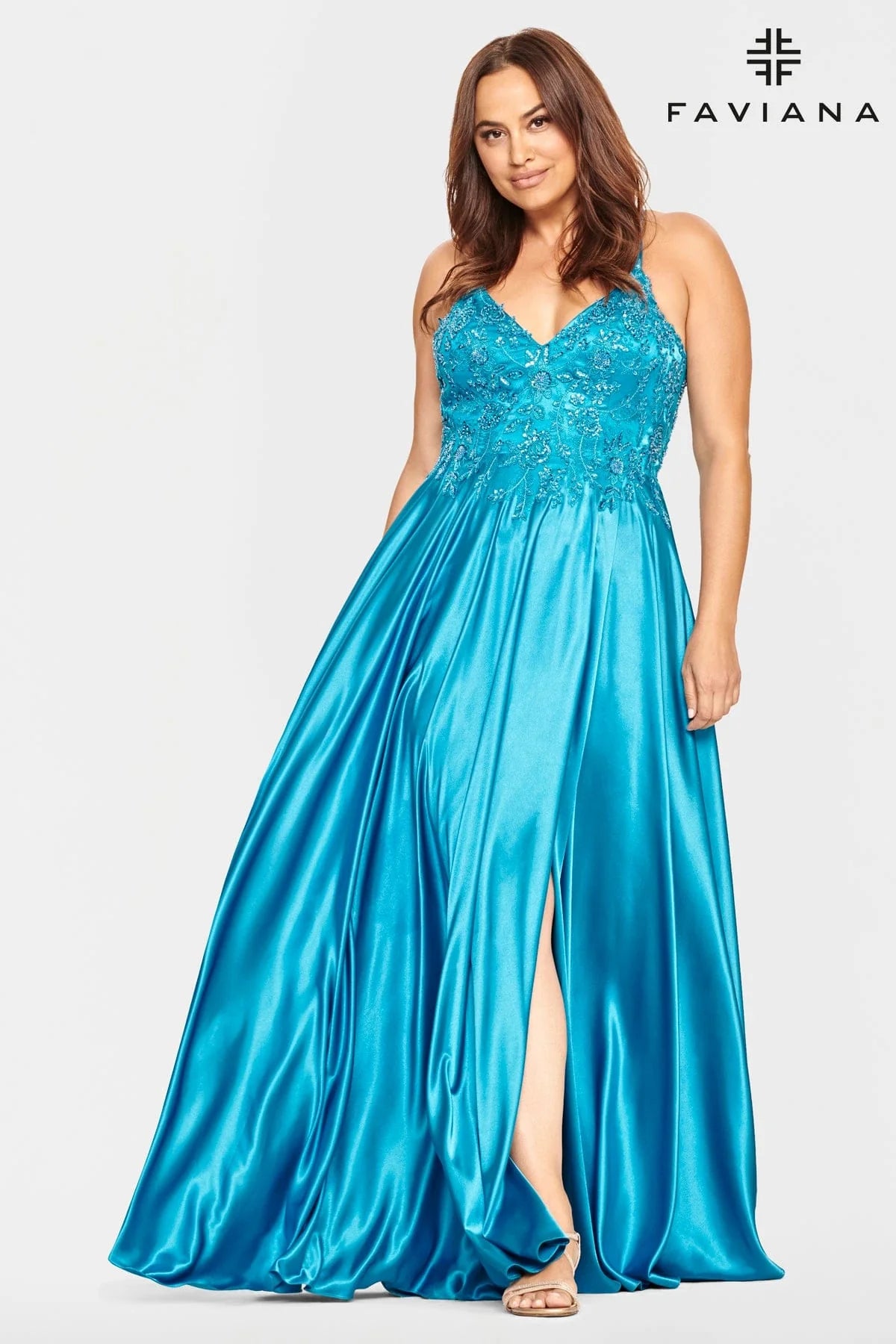 Faviana Plus Size Gown style 9533 – The Winged Monkey