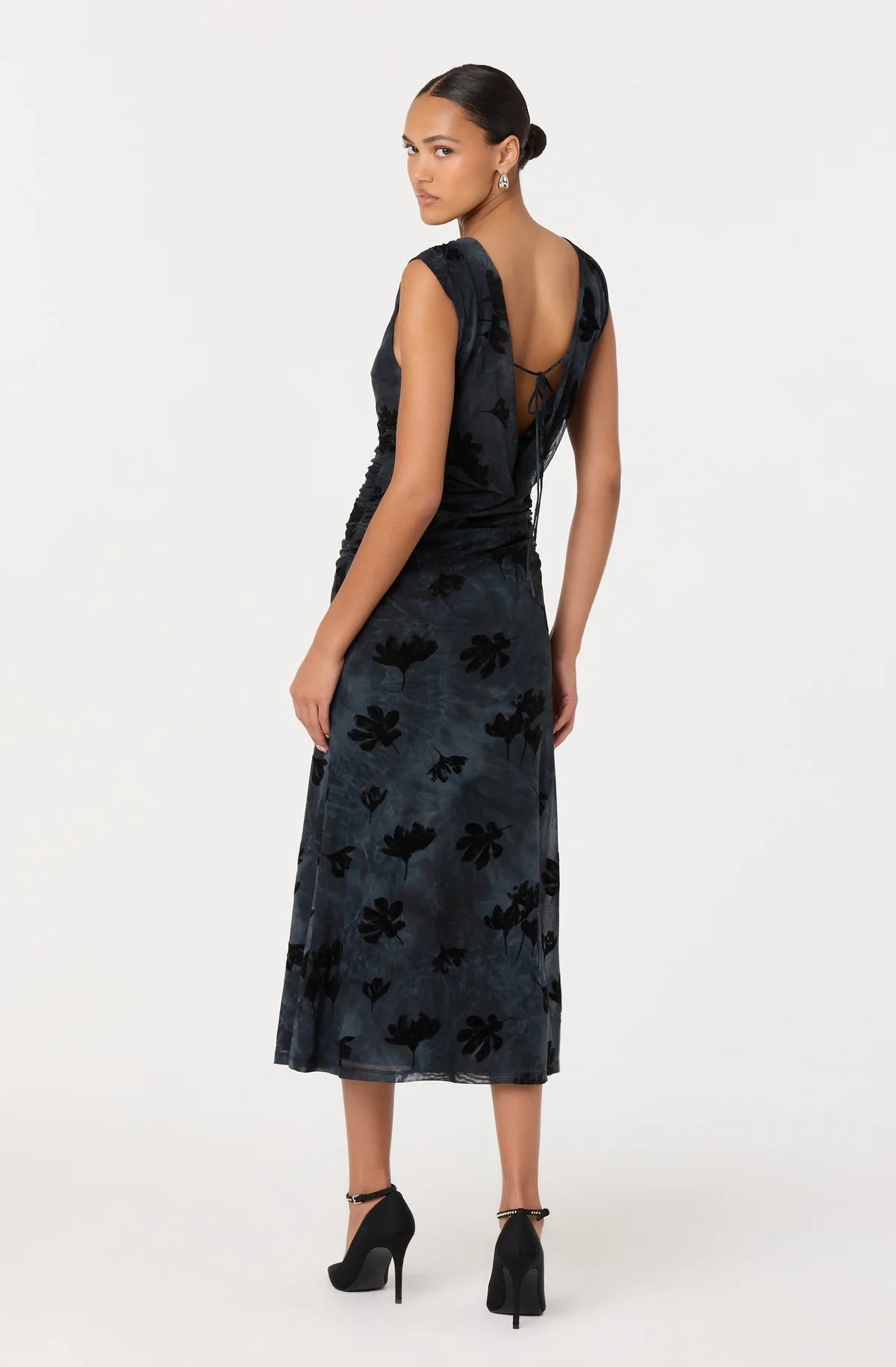 Tionne Floral Midi Dress