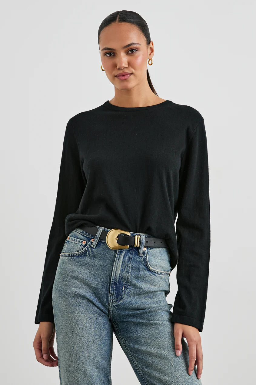 Cotton Cashmere Long Sleeve Tee