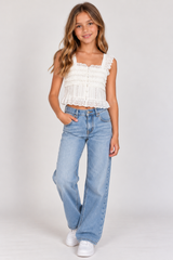 Girls Camellia Top