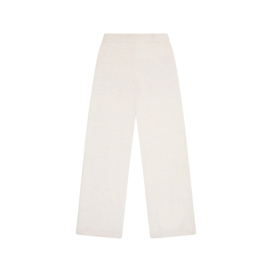 Girls Ecru Sherpa Pant