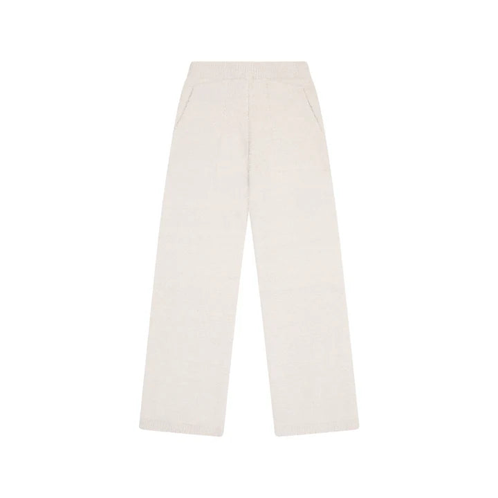Girls Ecru Sherpa Pant