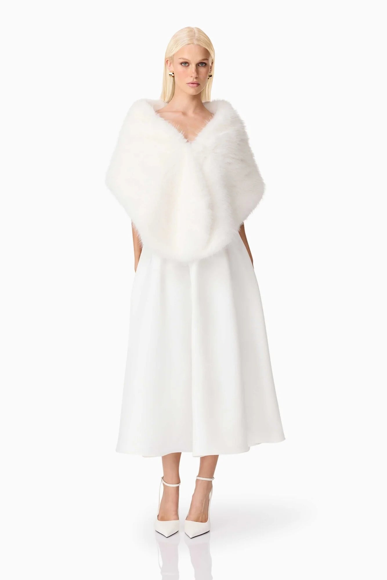 Lucyna Vegan Fur Wrap