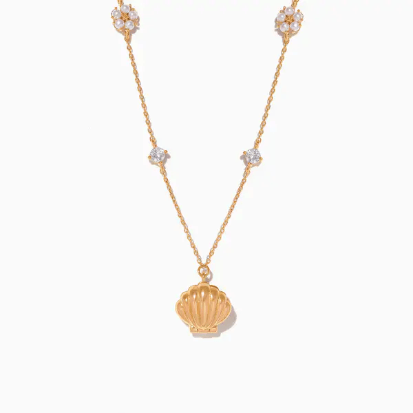 Hidden Pearl Shell Necklace