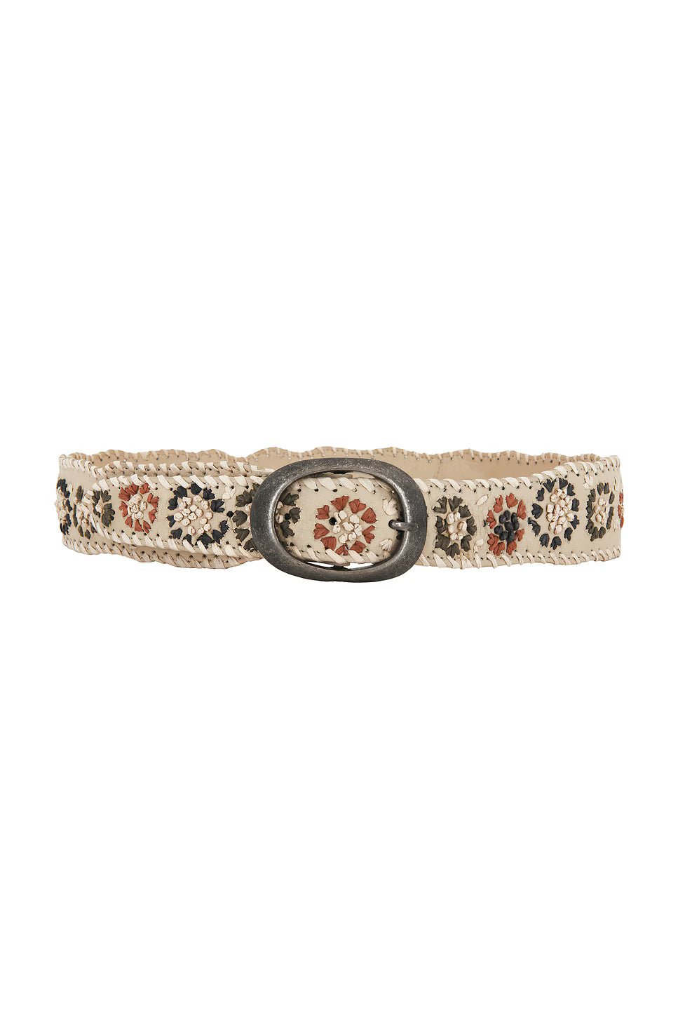 Indigo Dream Raffia Belt