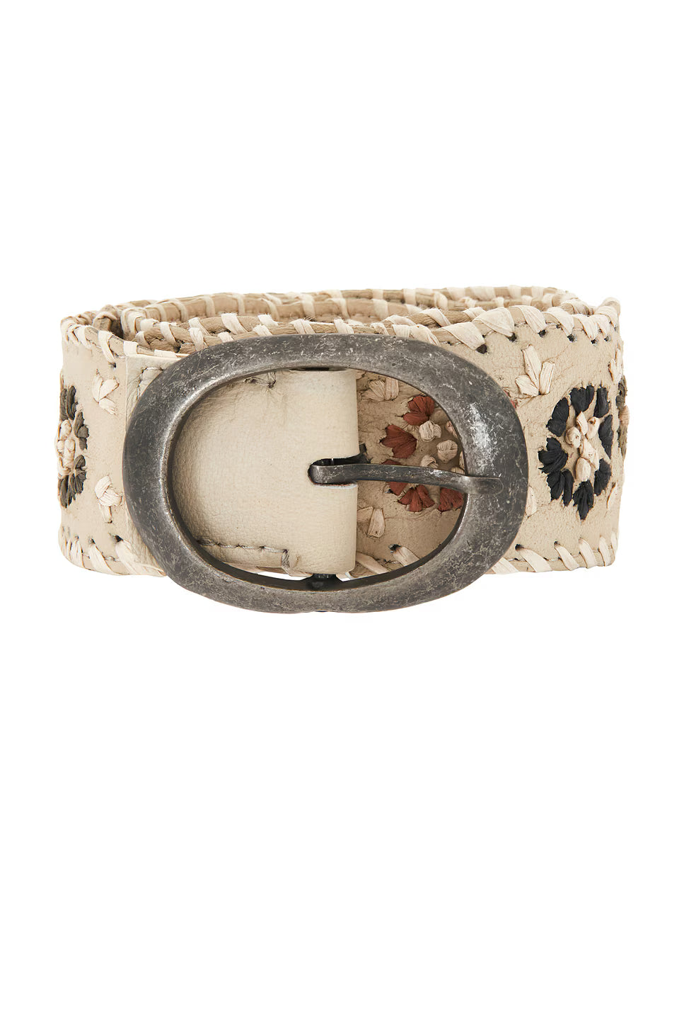 Indigo Dream Raffia Belt