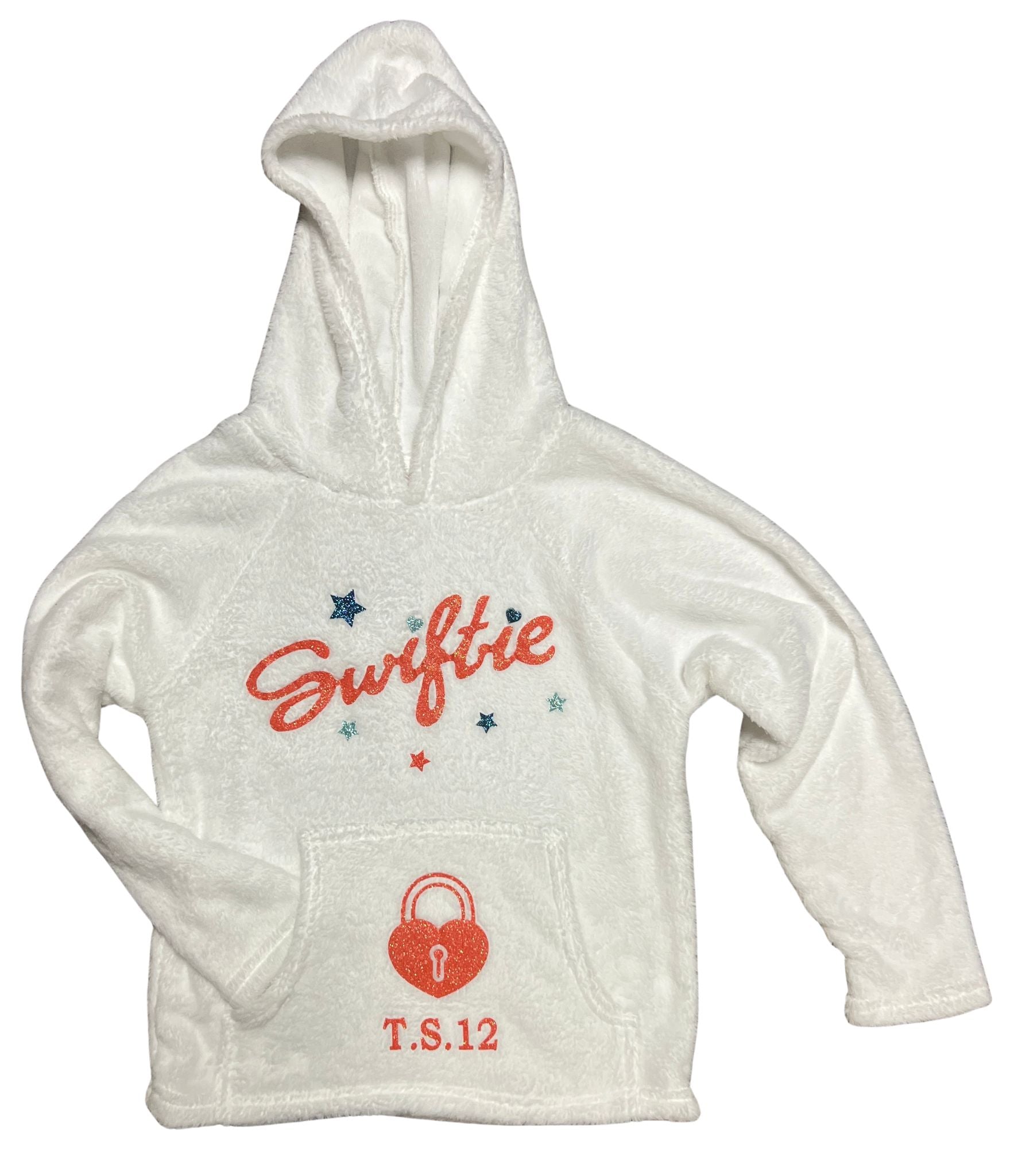 Girls White 'Swiftie' Hoodie