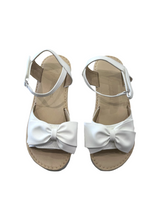 Girls White Bow Sandals