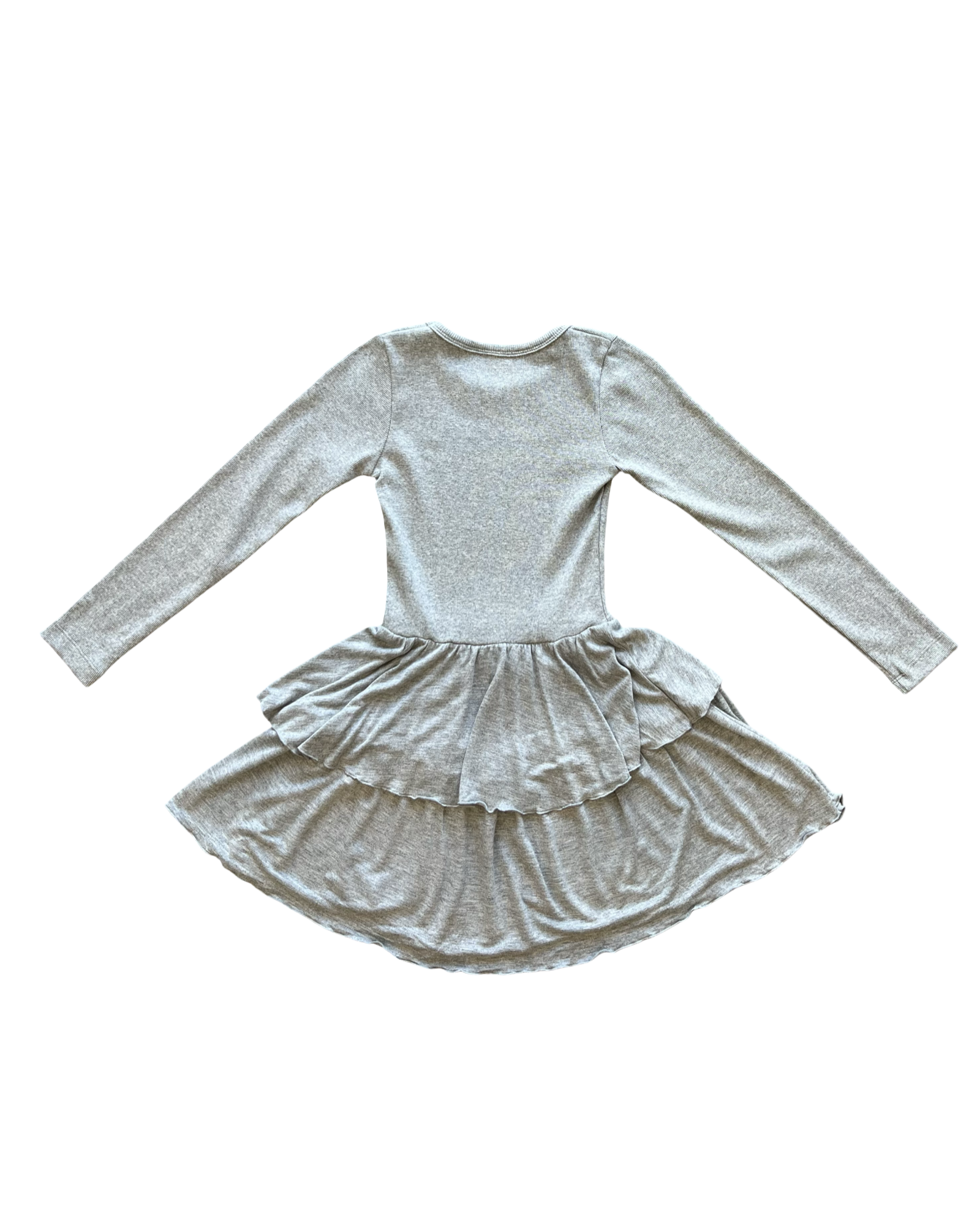 Allover Crystal Bows Ruffle Dress
