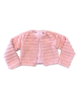 Girls Pink Fur Jacket