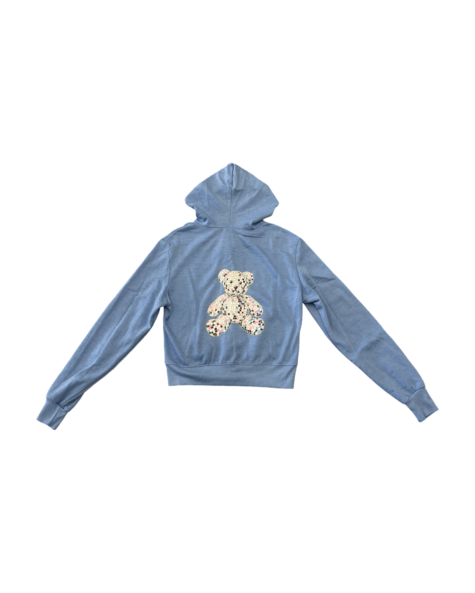 Girls Teddy Bear Back Hoodie