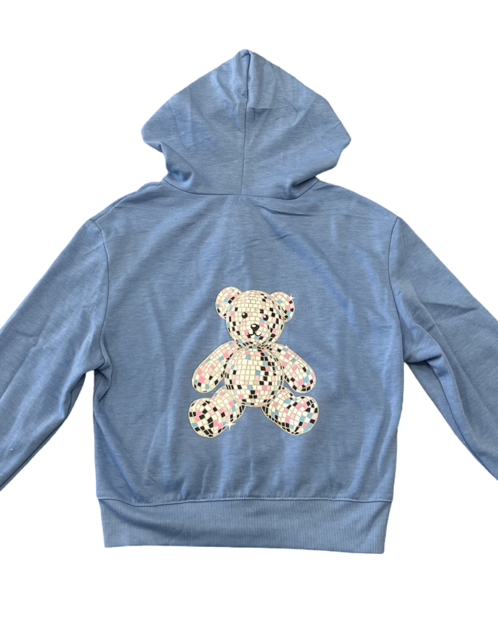 Girls Teddy Bear Back Hoodie