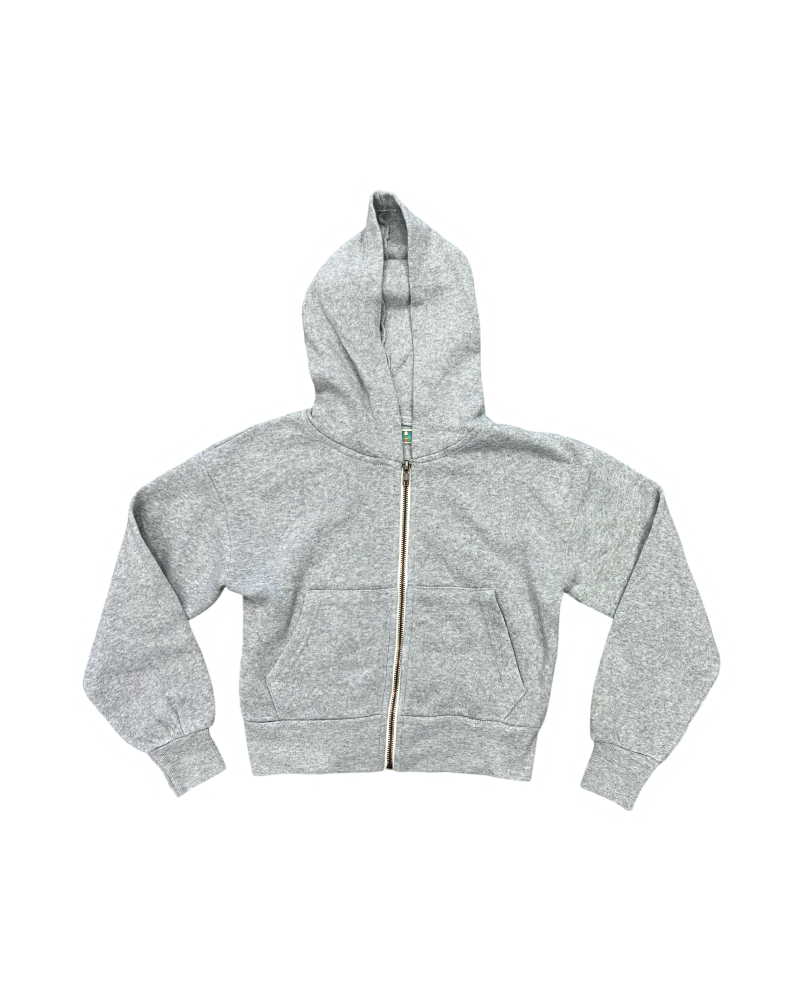 Heather Grey Zip Hoodie