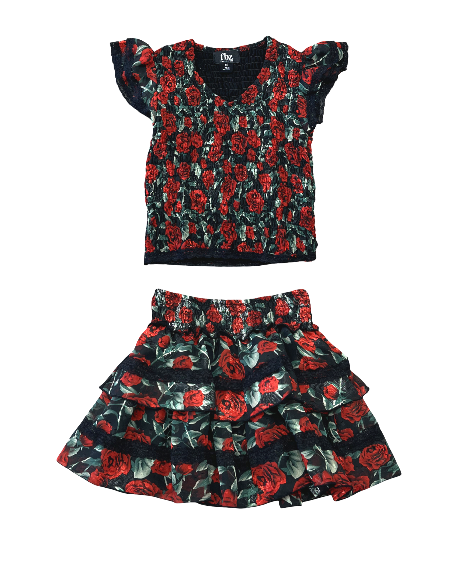 Girls Floral Skirt